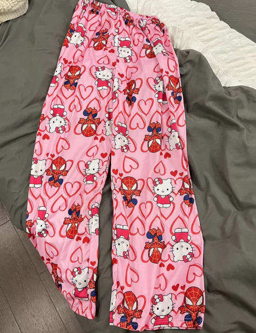 Hello Kitty & Spiderman - Matching Pajama